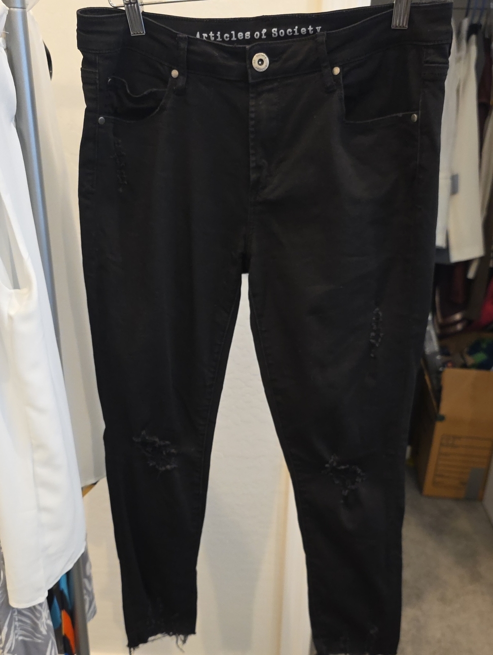 Articles of Society Sarah Skinny Jeans Black Skinny Jeans Waist 30